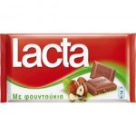 Milk chocolate "Lacta" with hazelnuts 85gr